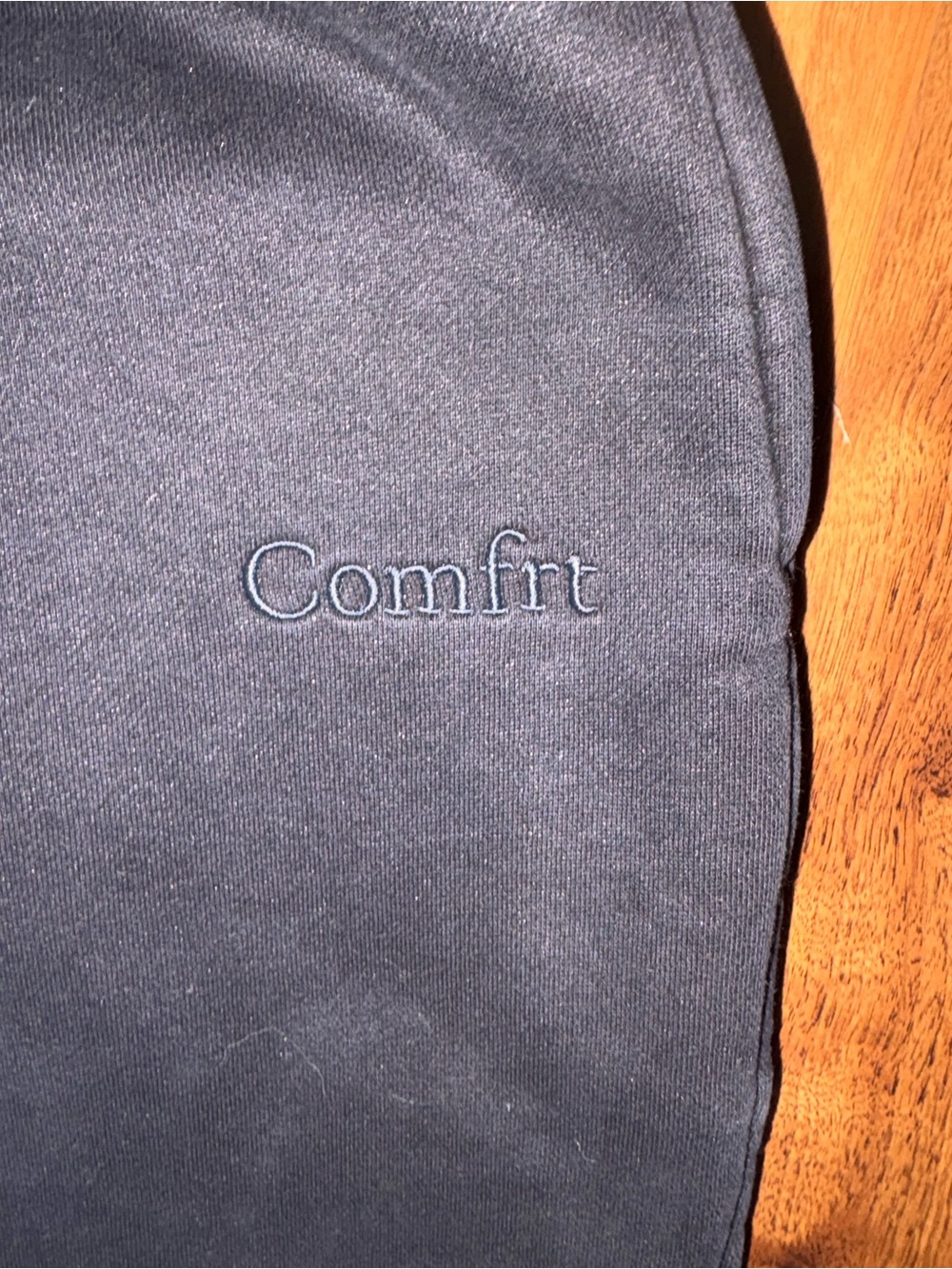 Comfrt Signature Joggers Onyx Black Fleece Sweatpants Size XS